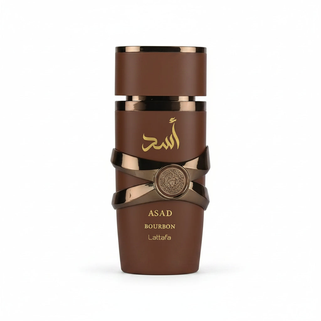 Lattafa Asad Bourbon Eau de Parfum 3.4 oz – Spicy Vanilla Cologne for Men & Women
