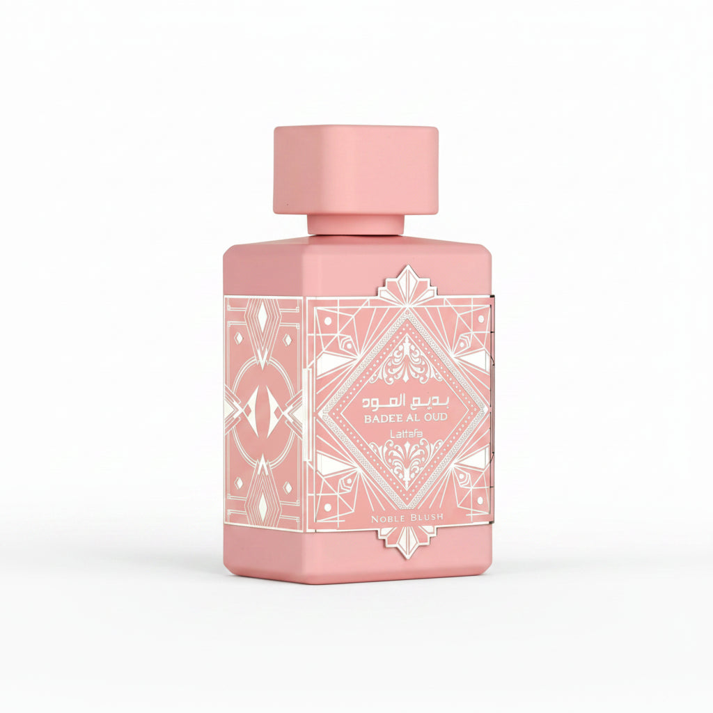 Lattafa Bade'e Al Oud Noble Blush Eau de Parfum 100ml bottle