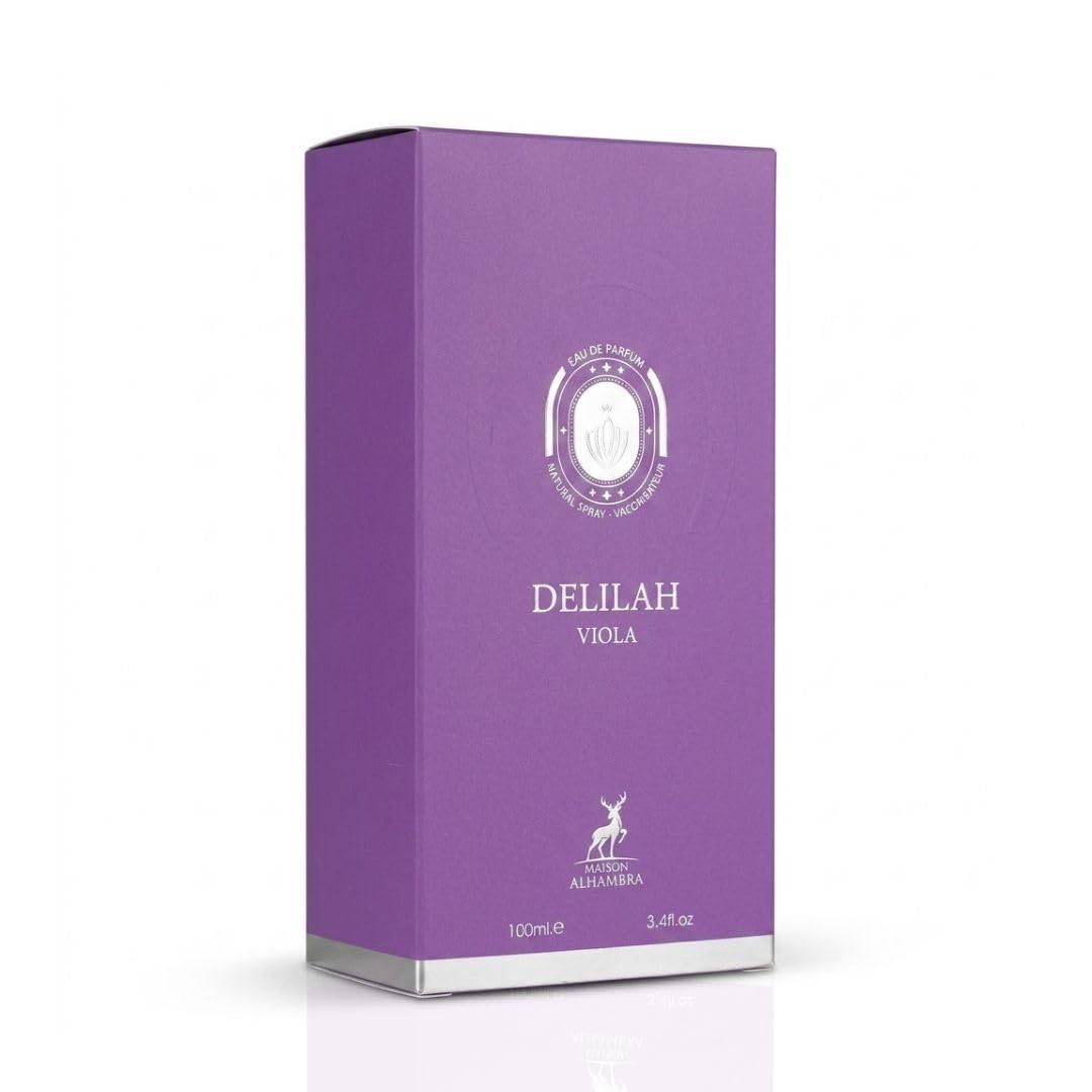 aison Alhambra Delilah Viola perfume box packaging