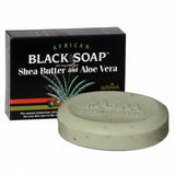 Madina African Black Soap With Shea Butter  3.5 oz (3 Bars)