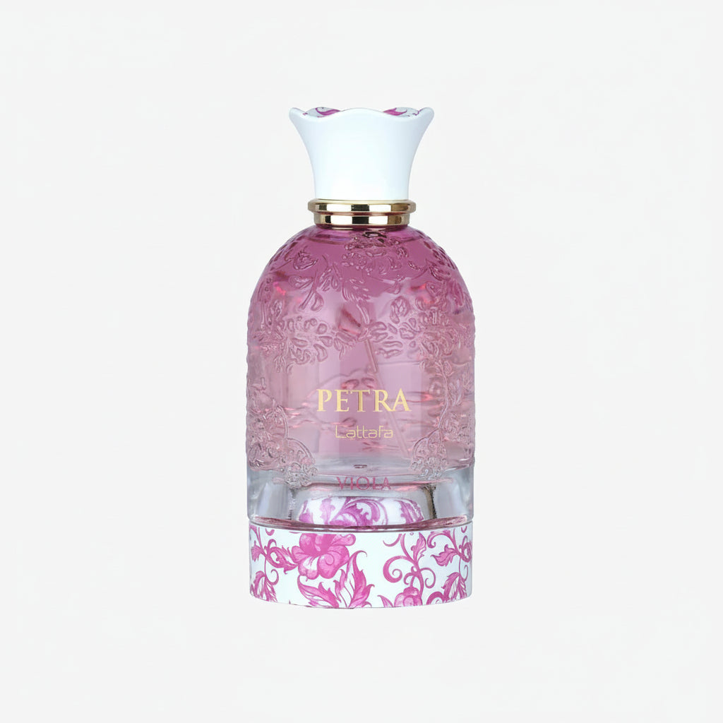 Lattafa Petra Viola Eau de Parfum 100ml bottle for women