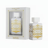 Lattafa Bade'e Al Oud Honor & Glory perfume box packaging