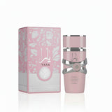 Yara perfume bottle and packaging on a white background